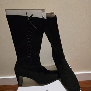 Presaro Shakira Side Lace Suede Boot